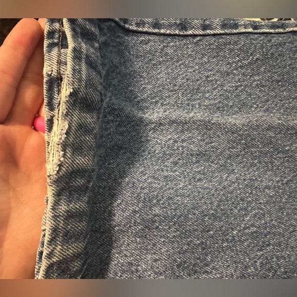 Vintage Levis Mom Jeans Medium Blue Wash White Label Tag 28x31 - Picture 4 of 8